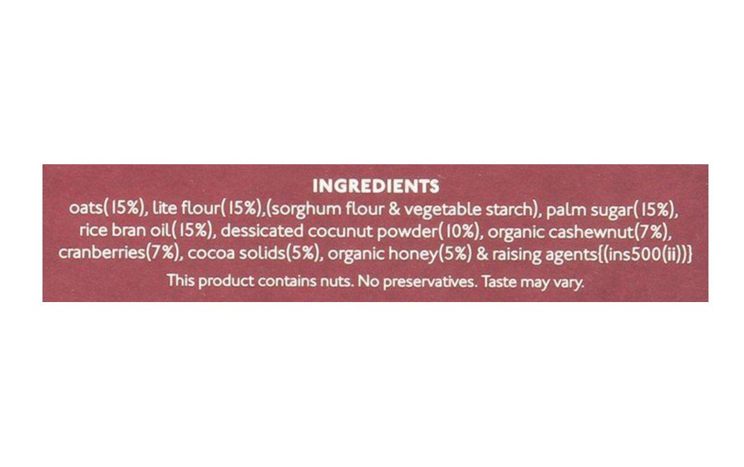 Nourish Organics Chocolate Coconut Cookies   Box  150 grams